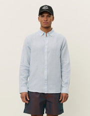 Les Deux Konrad Stripe Linen Shirt
