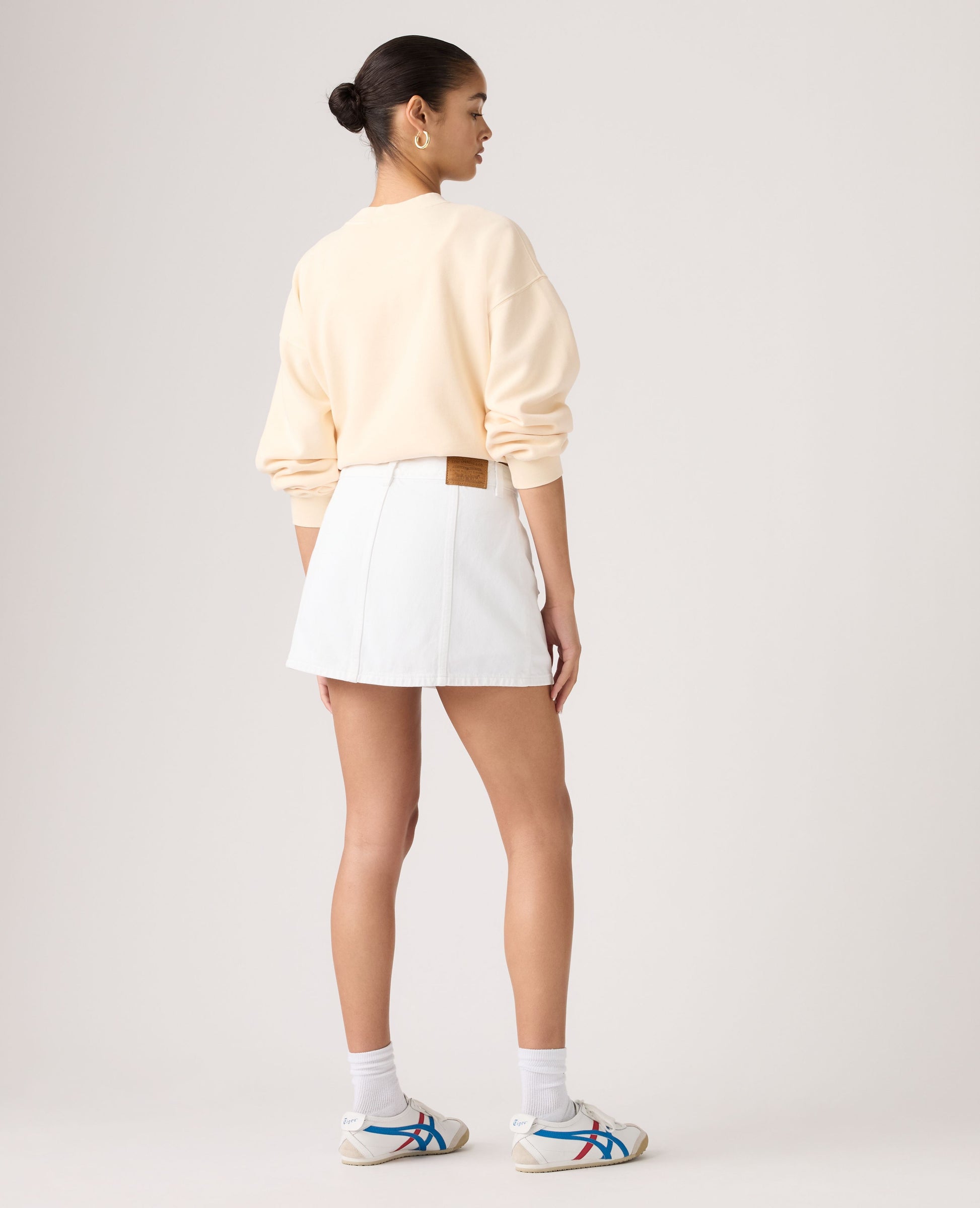 button-front-skort-