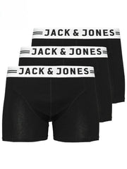 jack-&-jones-sense-trunks-3-pack-unterwäsche