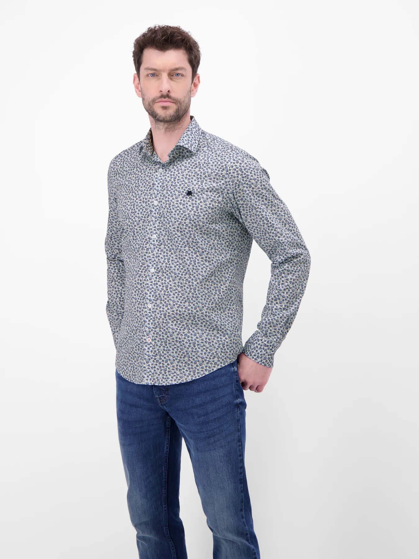 lerros-langarmhemd-mit-trendigem-printmuster-casual