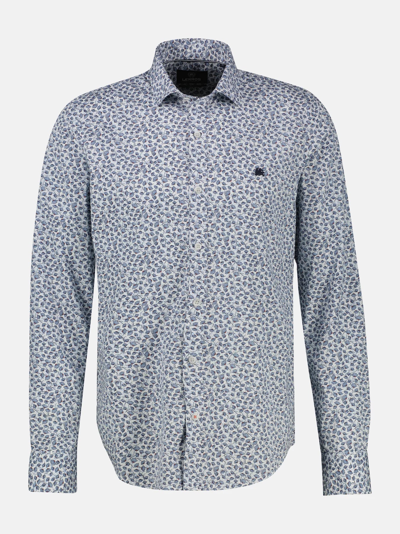 lerros-langarmhemd-mit-trendigem-printmuster-casual