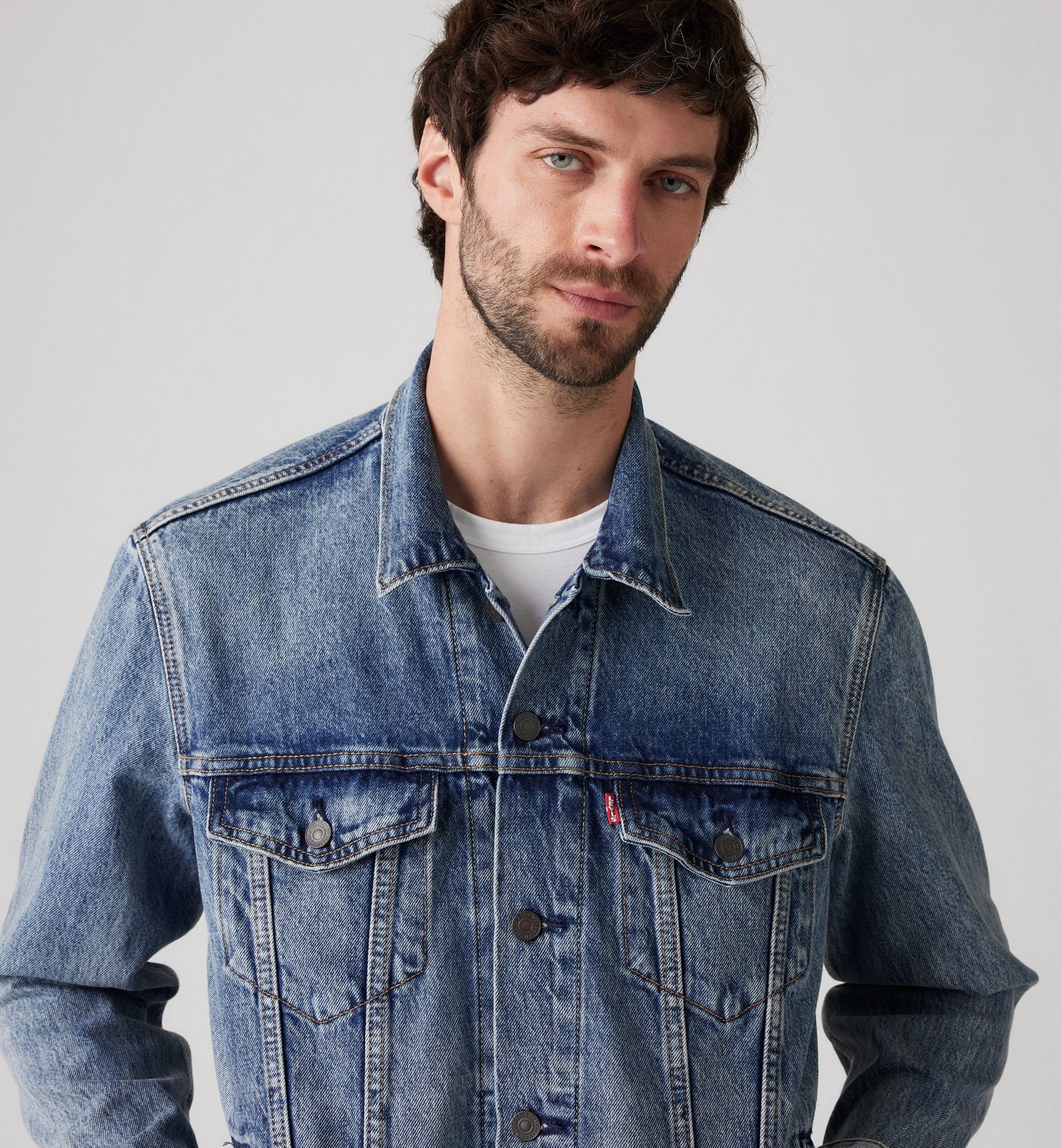 levi's®the-trucker-jacket---skyline-jeansjacken