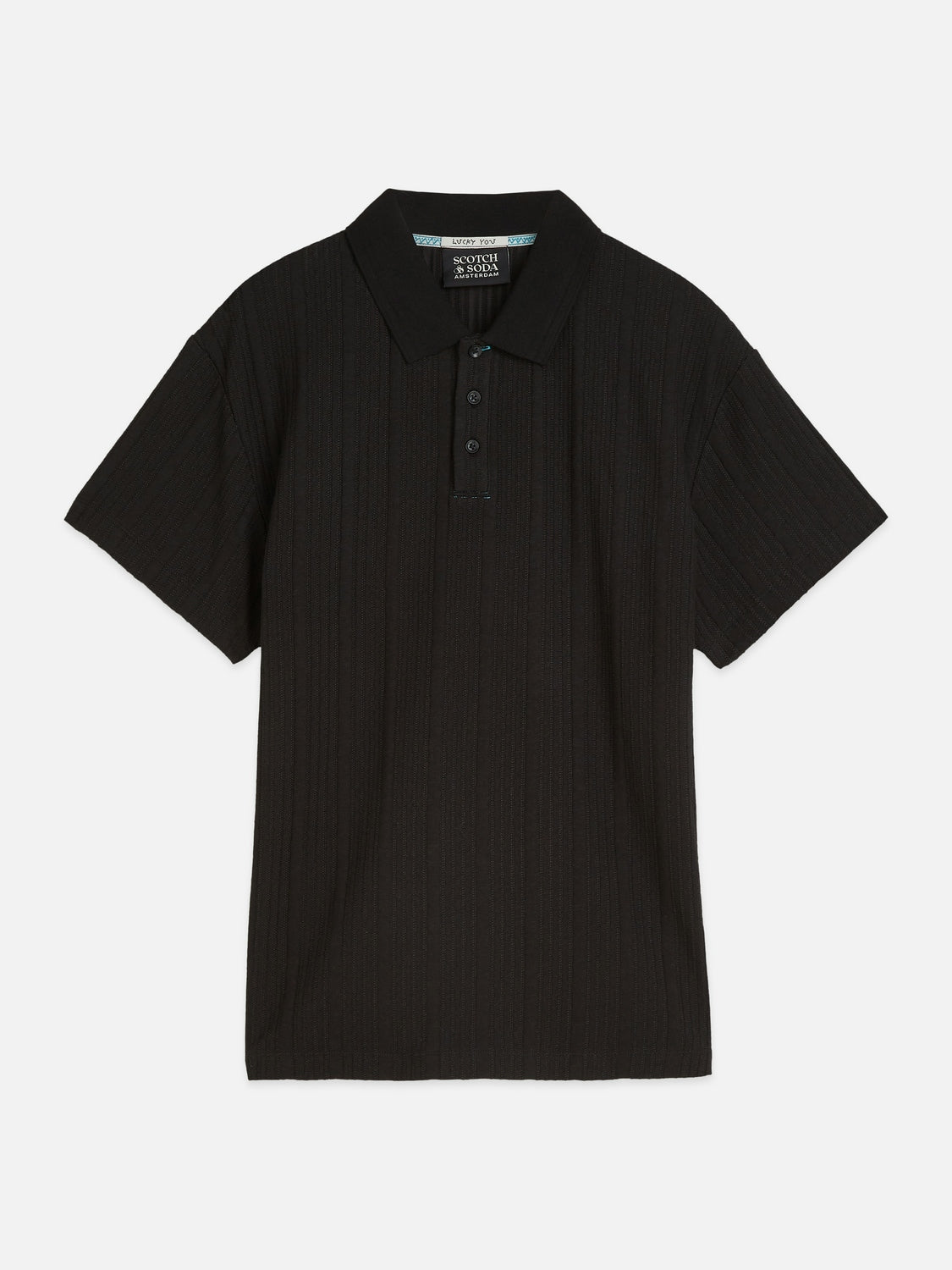 scotch-&-soda-structured-ribbed-poloshirt-polos