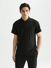 scotch-&-soda-structured-ribbed-poloshirt-polos