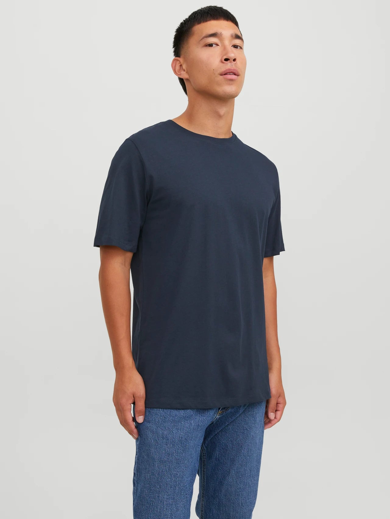 jjeorganic-basic-tee-ss-o-neck-noos-175876001-navy-blazer/slim-