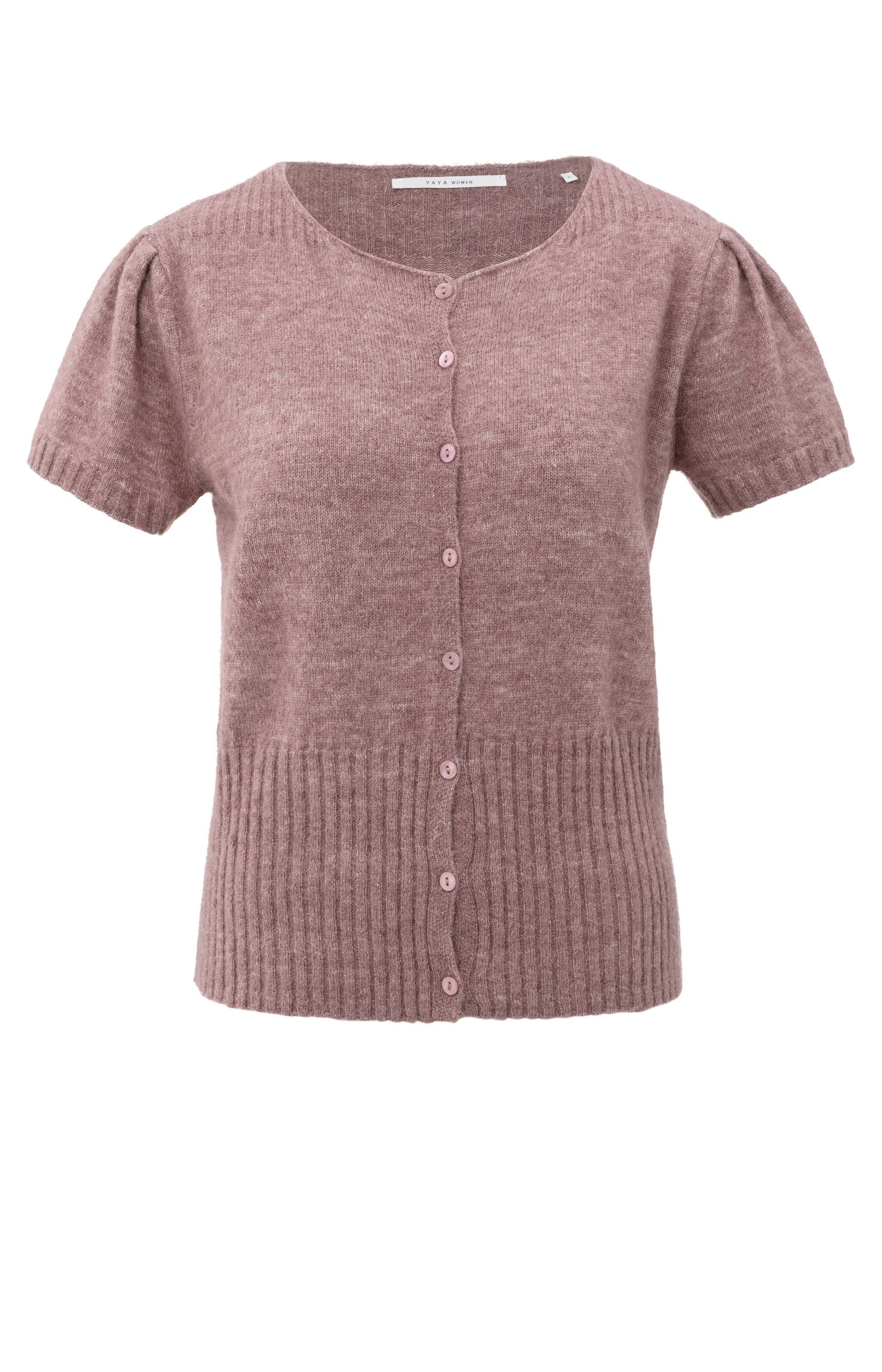 yaya-cardigan-mit-rippverzierung-