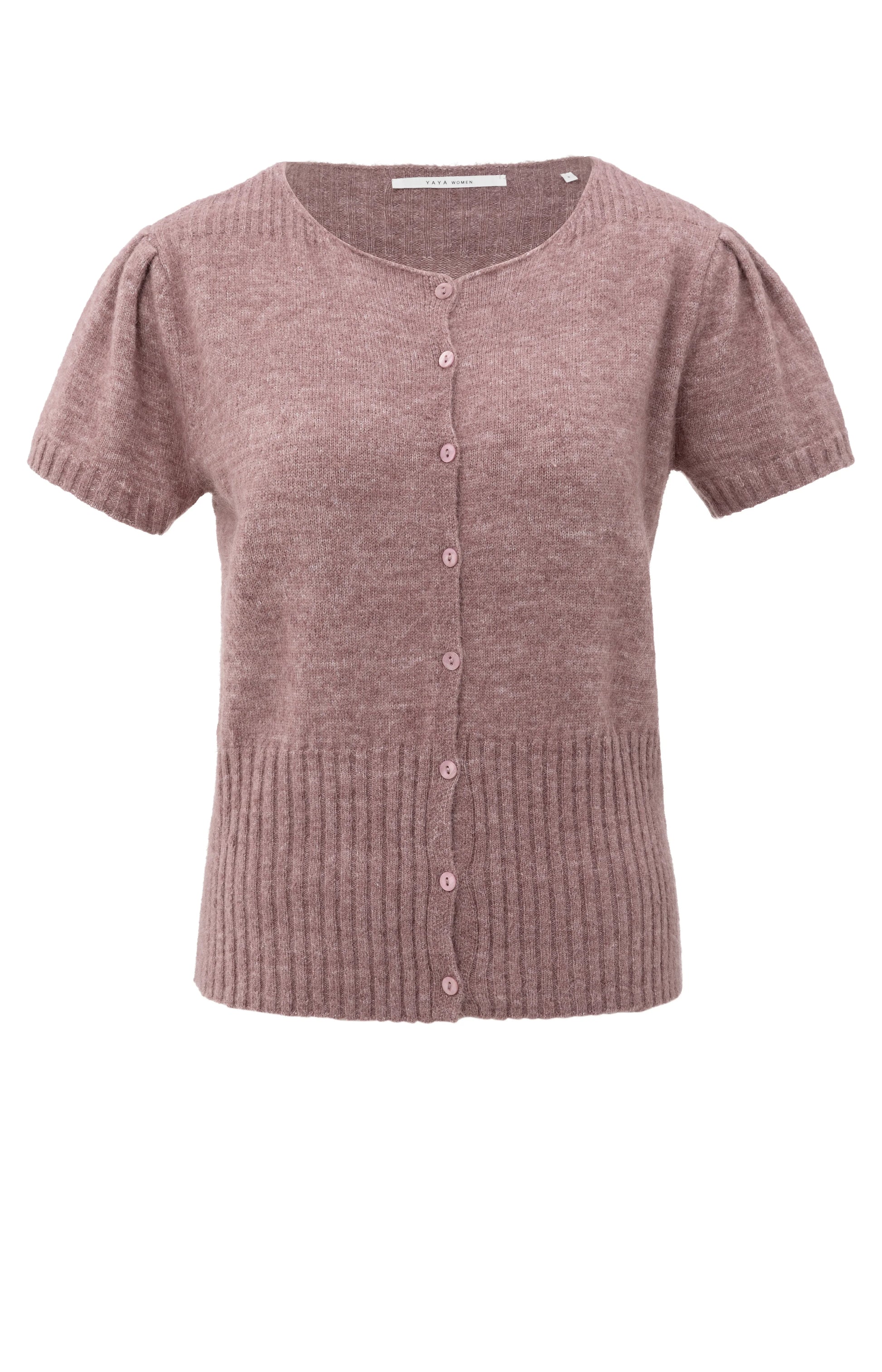 yaya-cardigan-mit-rippverzierung-