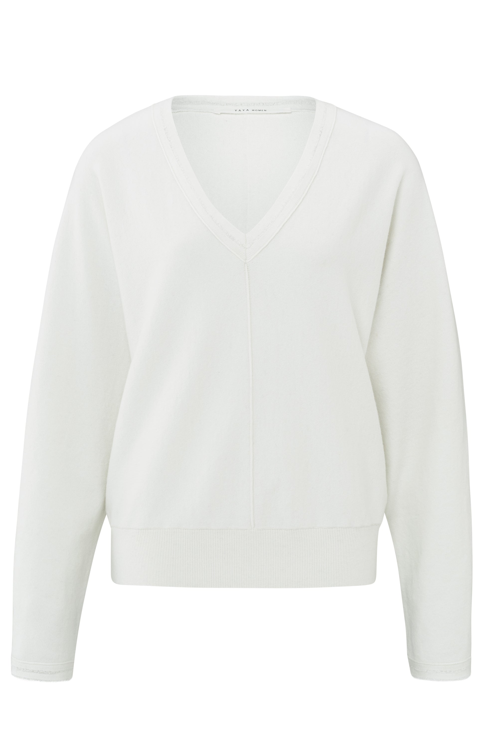 yaya-pullover-mit-v-ausschnitt-strickpullover