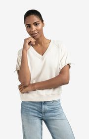 yaya-sweatshirt-mit-v-ausschnitt-